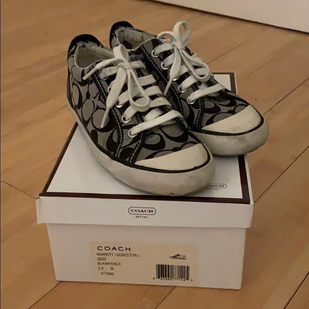 Coach sneakers size 5